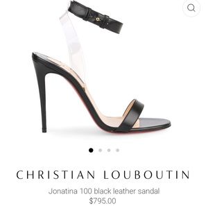 Christian Louboutin heels - minimal wear - size 8.5